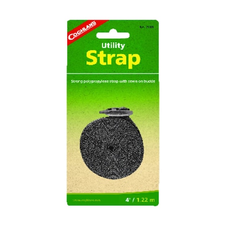 Coghlans Coghlan's 1 in. W X 4 ft. L Black Utility Strap 1 lb 1 pk 7604